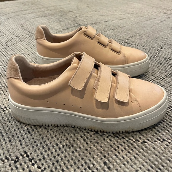 Sandro leather Velcro sneakers - Picture 3 of 6